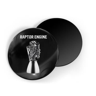 Starship Raptor Engine For Space Explorer & Rocket Scientist Magnet