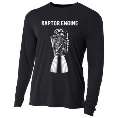 Starship Raptor Engine For Space Explorer & Rocket Scientist Cooling Performance Long Sleeve Crew