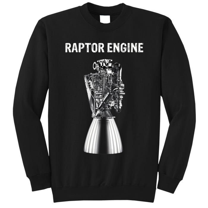 Starship Raptor Engine For Space Explorer & Rocket Scientist Tall Sweatshirt