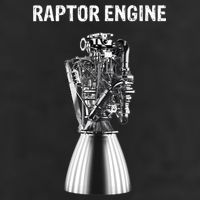 Starship Raptor Engine For Space Explorer & Rocket Scientist 25L Jumbo Tote