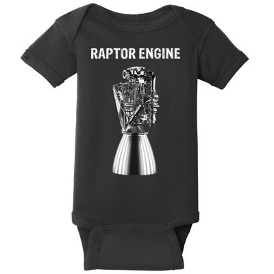 Starship Raptor Engine For Space Explorer & Rocket Scientist Baby Bodysuit