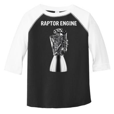 Starship Raptor Engine For Space Explorer & Rocket Scientist Toddler Fine Jersey T-Shirt