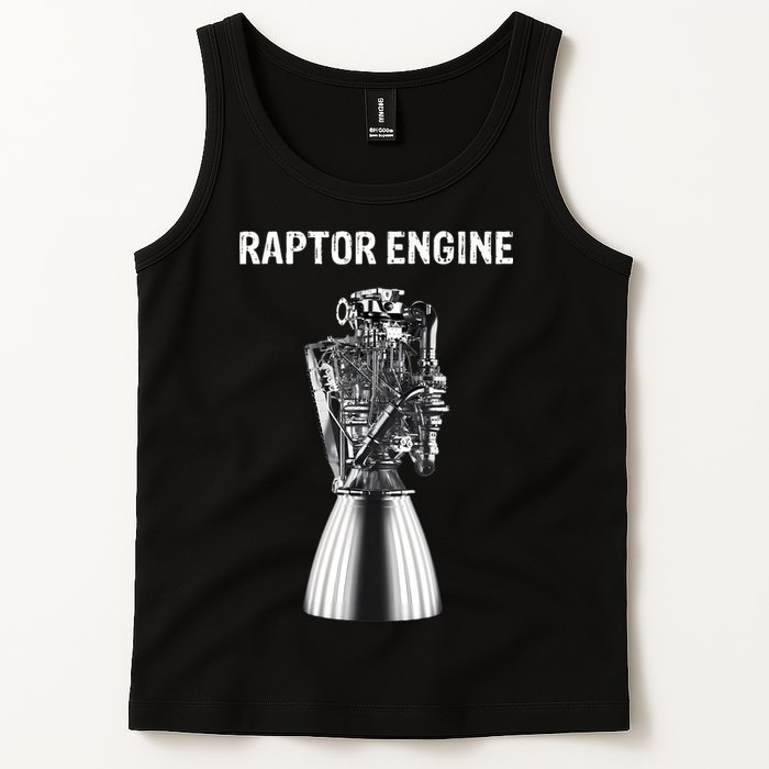 Starship Raptor Engine For Space Explorer & Rocket Scientist Tank Top