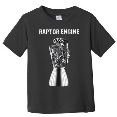Starship Raptor Engine For Space Explorer & Rocket Scientist Toddler T-Shirt