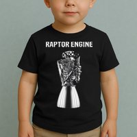 Starship Raptor Engine For Space Explorer & Rocket Scientist Toddler T-Shirt