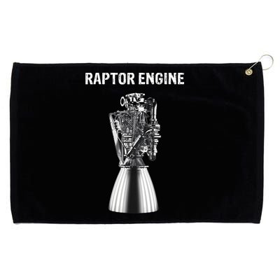 Starship Raptor Engine For Space Explorer & Rocket Scientist Grommeted Golf Towel