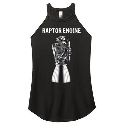 Starship Raptor Engine For Space Explorer & Rocket Scientist Women's Perfect Tri Rocker Tank
