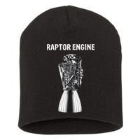 Starship Raptor Engine For Space Explorer & Rocket Scientist Short Acrylic Beanie