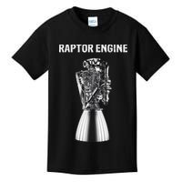 Starship Raptor Engine For Space Explorer & Rocket Scientist Kids T-Shirt
