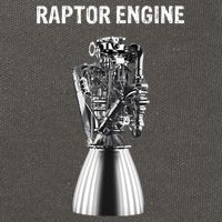 Starship Raptor Engine For Space Explorer & Rocket Scientist Cotton Canvas Backpack
