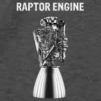 Starship Raptor Engine For Space Explorer & Rocket Scientist Vector Backpack