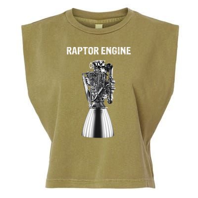 Starship Raptor Engine For Space Explorer & Rocket Scientist Garment-Dyed Women's Muscle Tee