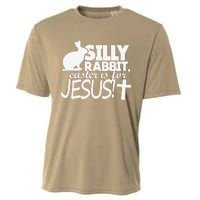 Silly Rabbit Easter Is For Jesus Happy Easters Cooling Performance Crew T-Shirt