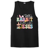 Silly Rabbit Easter Is For Jesus Cute Bunny Christian Faith PosiCharge Competitor Tank