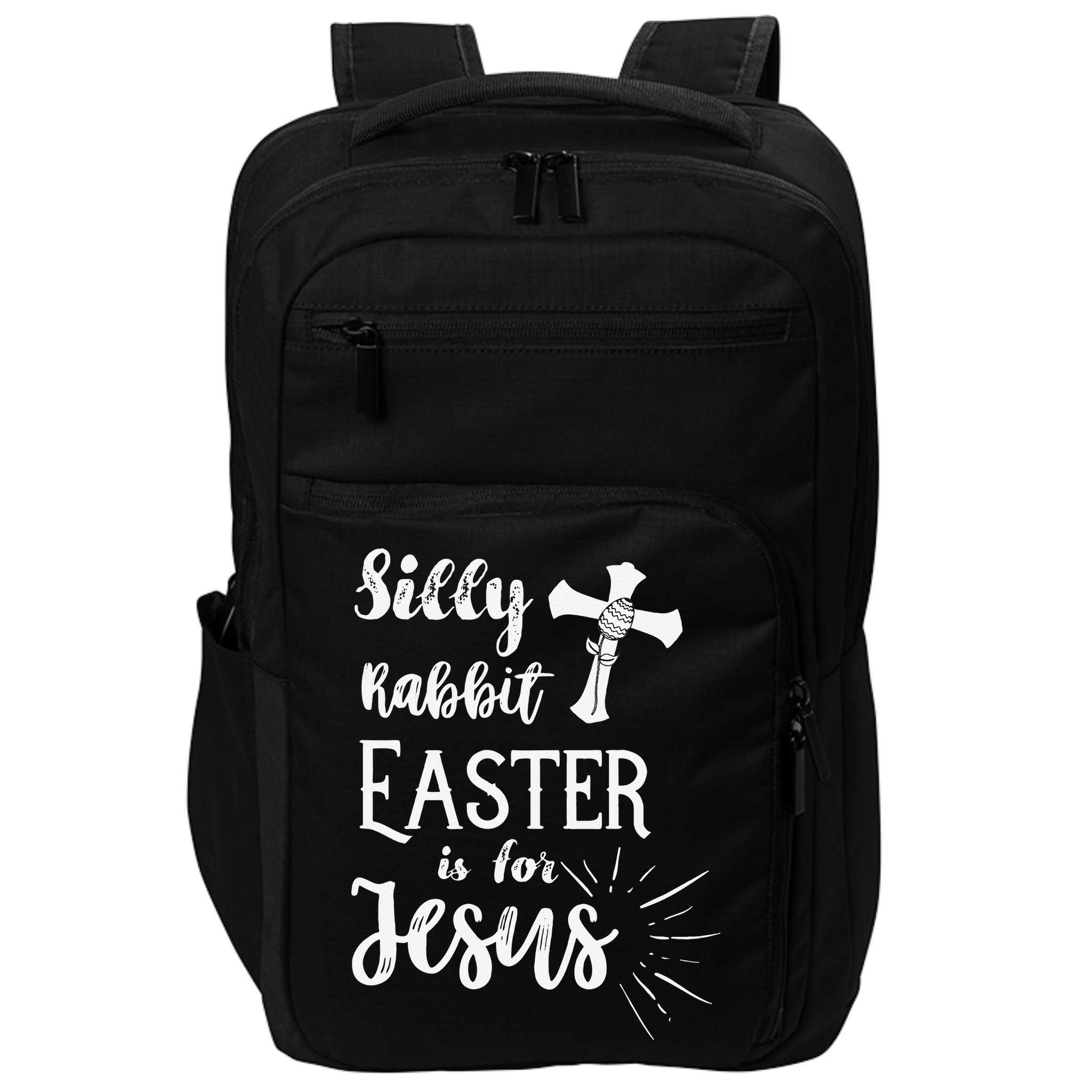Silly Rabbit Easter Is For Jesus Christian Impact Tech Backpack