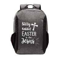Silly Rabbit Easter Is For Jesus Christian Vector Backpack