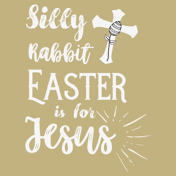 Silly Rabbit Easter Is For Jesus Christian T-Shirt