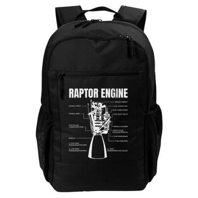Starship Raptor Engine For Space Explorer & Rocket Scientist Daily Commute Backpack