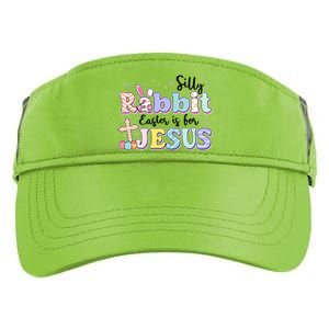 Silly Rabbit Easter Is For Jesus Adult Drive Performance Visor