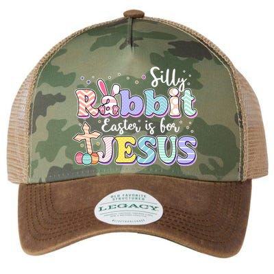 Silly Rabbit Easter Is For Jesus Legacy Tie Dye Trucker Hat