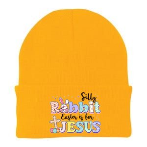 Silly Rabbit Easter Is For Jesus Knit Cap Winter Beanie