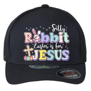 Silly Rabbit Easter Is For Jesus Flexfit Unipanel Trucker Cap