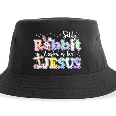 Silly Rabbit Easter Is For Jesus Sustainable Bucket Hat