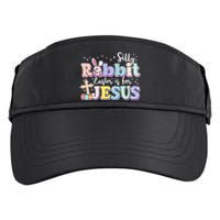 Silly Rabbit Easter Is For Jesus Adult Drive Performance Visor