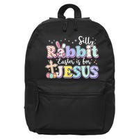 Silly Rabbit Easter Is For Jesus 16 in Basic Backpack