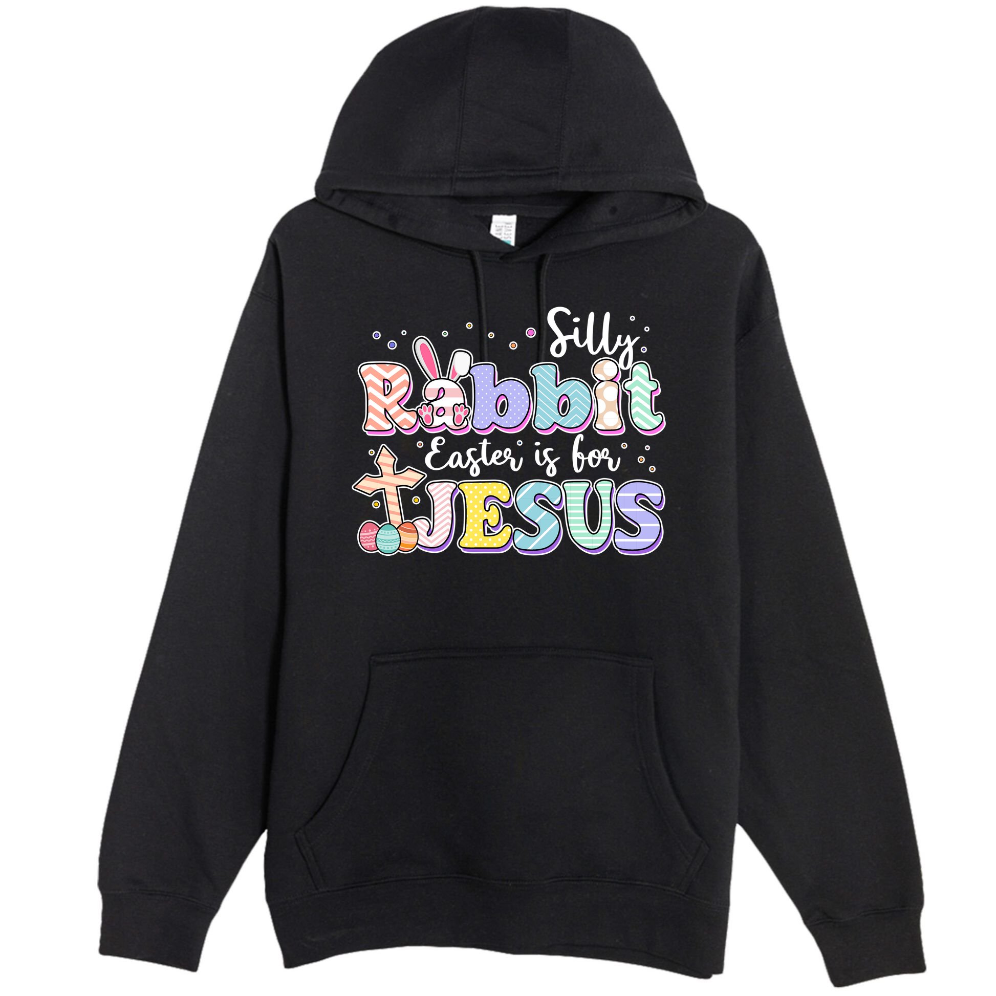 Silly Rabbit Easter Is For Jesus Premium Pullover Hoodie