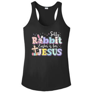 Silly Rabbit Easter Is For Jesus Ladies PosiCharge Competitor Racerback Tank