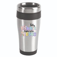 Silly Rabbit Easter Is For Jesus 16oz Travel Tumbler