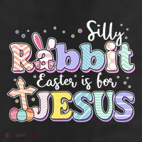 Silly Rabbit Easter Is For Jesus 25L Jumbo Tote