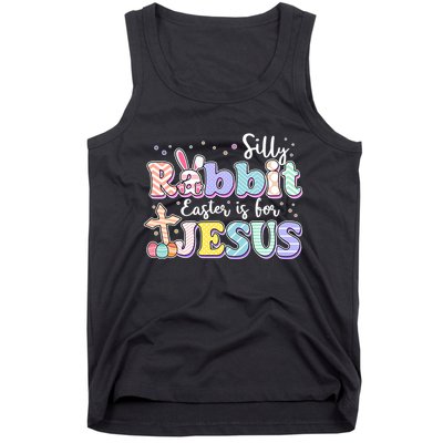 Silly Rabbit Easter Is For Jesus Tank Top