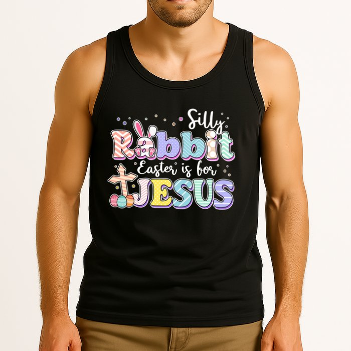 Silly Rabbit Easter Is For Jesus Tank Top
