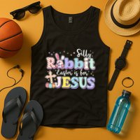 Silly Rabbit Easter Is For Jesus Tank Top