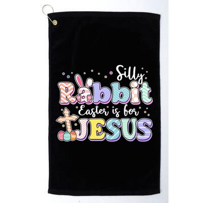 Silly Rabbit Easter Is For Jesus Golf Towel