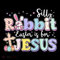 Silly Rabbit Easter Is For Jesus Crop Top
