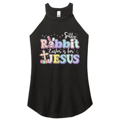 Silly Rabbit Easter Is For Jesus Women's Perfect Tri Rocker Tank