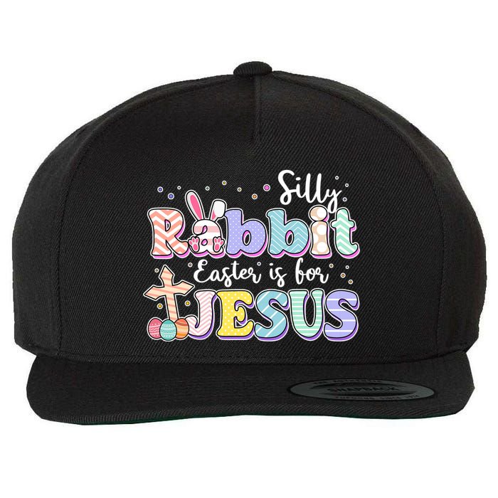 Silly Rabbit Easter Is For Jesus Wool Snapback Cap