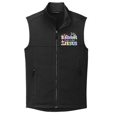 Silly Rabbit Easter Is For Jesus Collective Smooth Fleece Vest