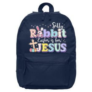 Silly Rabbit Easter Is For Jesus 16 in Basic Backpack