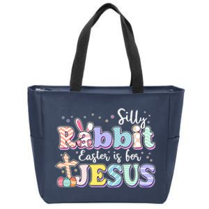 Silly Rabbit Easter Is For Jesus Zip Tote Bag