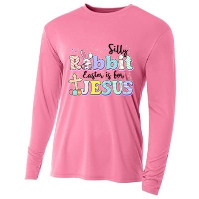 Silly Rabbit Easter Is For Jesus Cooling Performance Long Sleeve Crew
