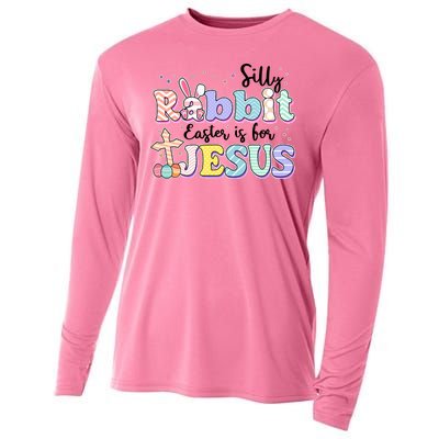 Silly Rabbit Easter Is For Jesus Cooling Performance Long Sleeve Crew