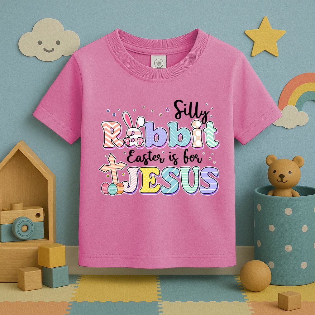 Silly Rabbit Easter Is For Jesus Toddler T-Shirt