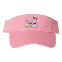 Silly Rabbit Easter Is For Jesus Valucap Bio-Washed Visor