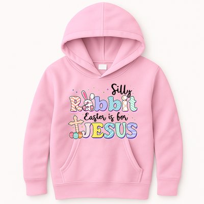 Silly Rabbit Easter Is For Jesus Kids Hoodie