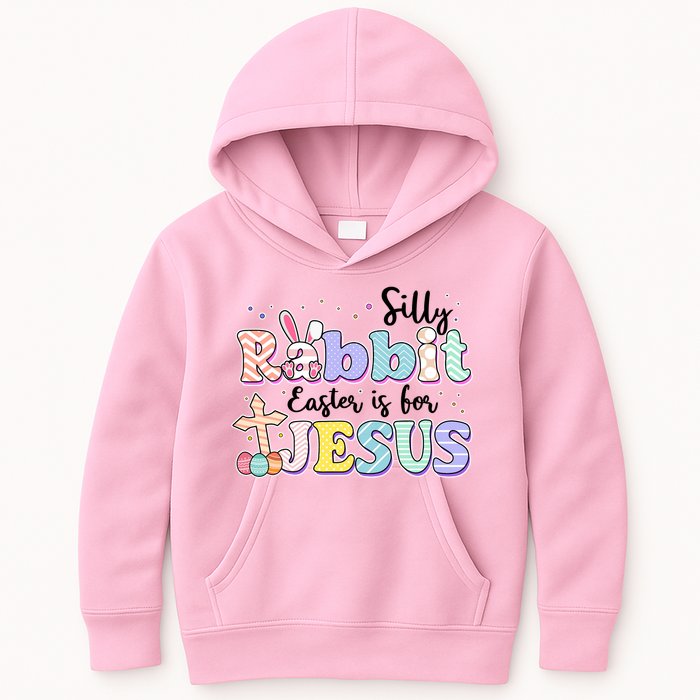 Silly Rabbit Easter Is For Jesus Kids Hoodie