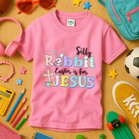 Silly Rabbit Easter Is For Jesus Kids T-Shirt